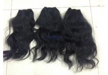 Full Cuticle Best Natural Wavy Wholesale  Raw Unprocessed Virgin  weft hair